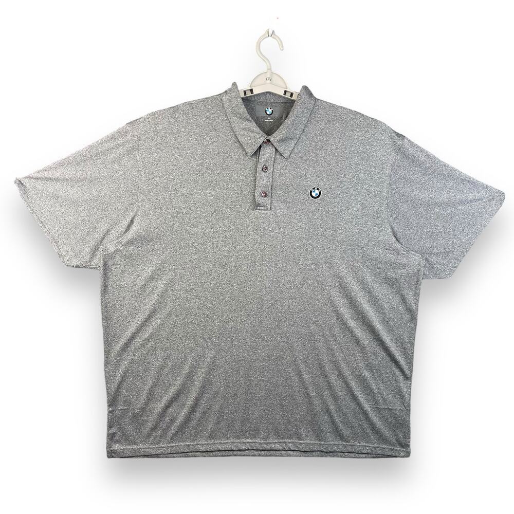 Mens BMW Polo Shirt Gray Size 2XL